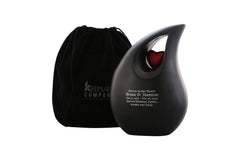 Extra Large / Adult Matte Black Cremation Urns for Ashes Adult Male - Adult Urn - Funeral Urn - Urn - Urns for Human Ashes Keepsake C
