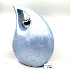 Extra Large / Adult Blue Cremation Urns for Ashes - Adult Urn - Funeral Urn - Urn - Urns for Human Ashes Keepsake by Keepsake Company