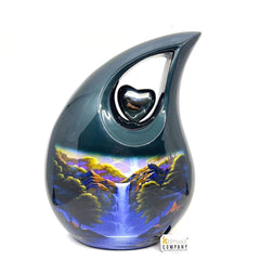 Extra Large / Adult Green Cremation Urns for Ashes - Adult Urn - Funeral Urn - Urns for Human Ashes - Personalized urn - Memorial Urn