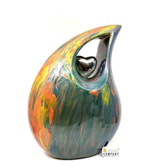 Extra Large / Adult Multicolour Cremation Urns for Ashes - Adult Urn - Funeral Urn - Urn - Urns for Human Ashes Keepsake by Keepsake