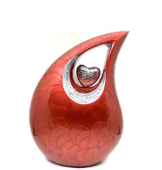 Extra Large / Adult Red Cremation Urns for Ashes - Adult Urn - Funeral Urn - Urn - Urns for Human Ashes Keepsake by Keepsake