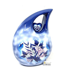 Extra Large / Adult Blue Cremation Urns for Ashes - Adult Urn - Funeral Urn - Urn - Urns for Human Ashes Keepsake by Keepsake