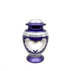 Purple Medium Cremation Urns for Human Ashes - Urn - Urns for Ashes - Urns for Human Ashes - Memorial Urn (6 Inches/ 15 centimeters)
