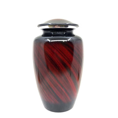 Red Black Adult Urn - Cremation Urns for Adult Ashes - Urns for Ashes Adult Male - Urn - Urns for Human Ashes - Decorative Urn - Urns