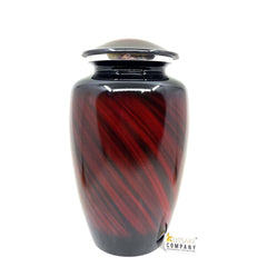 Red Black Adult Urn - Cremation Urns for Adult Ashes - Urns for Ashes Adult Male - Urn - Urns for Human Ashes - Decorative Urn - Urns