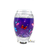 Multicolor Butterflies in Purple color for the ashes - Urns for Human Ash - Urn for Ashes Male - Urn - Decorative Urns - Burial Urn - Urns