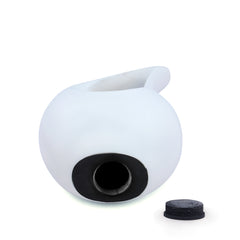 Urn Matte White with Golden Heart - Urn for Ashes - Ashes Urn - Cremation Urns - Sympathy Gift - Human Ashes Urn - Adult Urn for Ashes