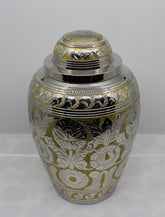 Gold & Silver Brilliant Adult Urn