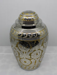 Gold & Silver Brilliant Adult Urn