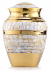 Mother of Pearl Adult Urn for Human Ashes - Urn - Cremation Urns for Adult Ashes - Urn - Urns for Ashes Adult Male - Urns for Human Ashes