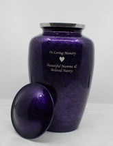 Purple Adult Urn / Can be Engraved / Full size Urn for Human Ashes from Keepsake Company