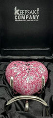 Keepsake Company's Heart Shaped Urns engraved in floral design for Human Ashes - Perfect for Adults & Infants