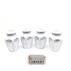 Mini Urn/ Keepsake in Angel Wings set of 4 perfect for Adults, Kids and infants from Keepsake Company