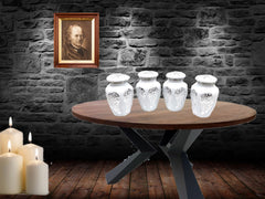 Mini Urn/ Keepsake in Angel Wings set of 4 perfect for Adults, Kids and infants from Keepsake Company