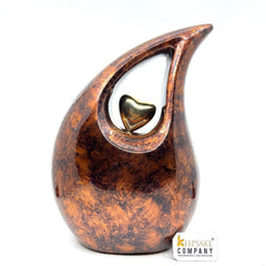 Premium Adult teardrop Cremation Urn - Urns for Ashes Adult male - urns for human ashes adult female from Keepsake Company