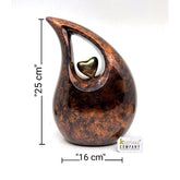 Premium Adult teardrop Cremation Urn - Urns for Ashes Adult male - urns for human ashes adult female from Keepsake Company
