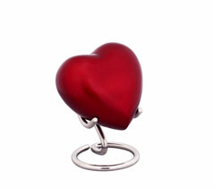 Personalized / Engravable Red Heart Urn / Small Urns for Human Ashes / Mini Urns for Human Ashes / Ashes Container from Keepsake Company