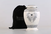 White Urns for Ashes Adult Male - Urn - Cremation Urn - Urn - Urns - Urns for Human Ashes- Cremation Urns for Adult Ashes - Decorative urns