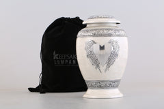 White Urns for Ashes Adult Male - Urn - Cremation Urn - Urn - Urns - Urns for Human Ashes- Cremation Urns for Adult Ashes - Decorative urns