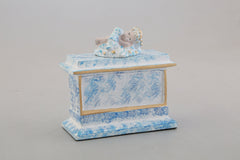 Blue Baby Urns for Ashes - Baby Urn - Small Urns for Human Ashes - Small Urns Baby Girl - Baby Urn Girl - Cremation Urn - Keepsake Urn