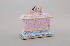 Pink Baby Urns for Ashes - Baby Urn - Small Urns for Human Ashes - Small Urns Baby Girl - Baby Urn Girl - Cremation Urn - Keepsake Urn