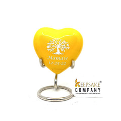 Heart Urn with Tree of Life - Small Urns for Human Ashes - cremation urns for adult ashes - Ashes Keepsake - Decorative Urns - Keepsake Urn