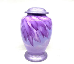 Purple Angel Wings Cremation Urns for Adult Ashes - Urns for Human Ash - Urn for Ashes Male - Urn - Decorative Urns - Burial Urn - Urns