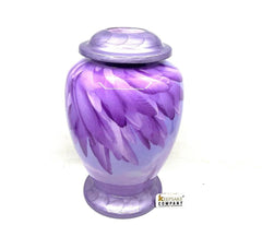 Purple Angel Wings Cremation Urns for Adult Ashes - Urns for Human Ash - Urn for Ashes Male - Urn - Decorative Urns - Burial Urn - Urns