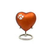 Large Orange Pet Urn - - Pet Urns for Dogs Ashes - Dog Urn - Dog Urns for Ashes - Urns for Dogs - Urn for Dog Ashes - Cat Urn for Ashes