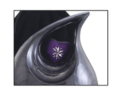 Black Pearl Enamel Teardrop Adult Cremation Urn with Engraved Purple Heart For Ashes / Cremation Urns for Ashes adult by keepsake company