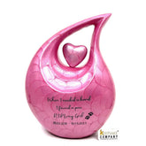 Pink Pet Urn - Pet Urns for Dogs Ashes - Dog Urn - Dog Urns for Ashes - Urn for Dog Ashes - Cat Urn for Ashes -Memorial urn by Keepsake Co.