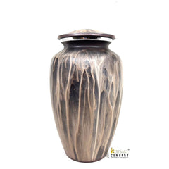 Brown Black Adult cremation Urn for Ash - Urns for Human Ashes with Angel Wings and Heart - Urn - Urn - Funeral Urn from Keepsake Company
