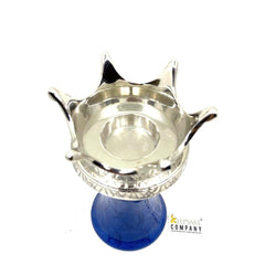 Blue Tealight Cremation Urn with Crown - Ash Urn - Keepsake Urn - Medium Urn for Ash - Keepsake Urns for Ashes from Keepsake Company