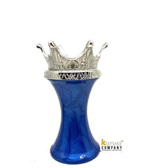 Blue Tealight Cremation Urn with Crown - Ash Urn - Keepsake Urn - Medium Urn for Ash - Keepsake Urns for Ashes from Keepsake Company