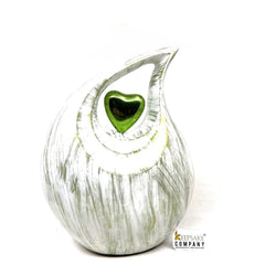 Gorgeous Green Teardrop Urn - Urns for Ashes Adult male - urns for human ashes female - Cremation Urns for Adult Ashes - Urns - Urn