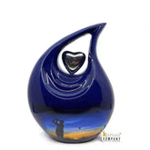 Blue Golf Teardrop Cremation Urns for Ashes - Urns for Ashes - Urn - Funeral Urn - Urn for Ashes - Memorial urn - Personalized Urn