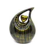 Gorgeous Black Teardrop Urn - Urns for Ashes Adult male - urns for human ashes female - Cremation Urns for Adult Ashes - Urns - Urn