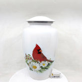 Red Cardinal Adult Cremation Urn for Human Ashes - Cremation Urn - Can be Personalized - Memorial Urn - Urn for Ash - Keepsake Urn