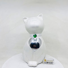 White Cat figurine Urn - Pet Urns for Cats Ashes - Urn for Cat Ashes - Urns for Ashes - Cat Urn for Ashes