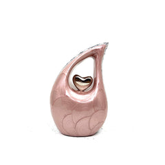 Light Brown Teardrop Small Urns for Human Ashes - Mini Urns for Human Ashes - Ashes Urn - Keepsake Urns for Human Ashes - Mini Urn - Urn