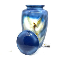 Angel Urn for Ashes - Cremation Urn for Human Ashes - Funeral and Memorial Urn for Human Ashes up to 200 lbs with Velvet Bag from Keepsake - teardropurns.com