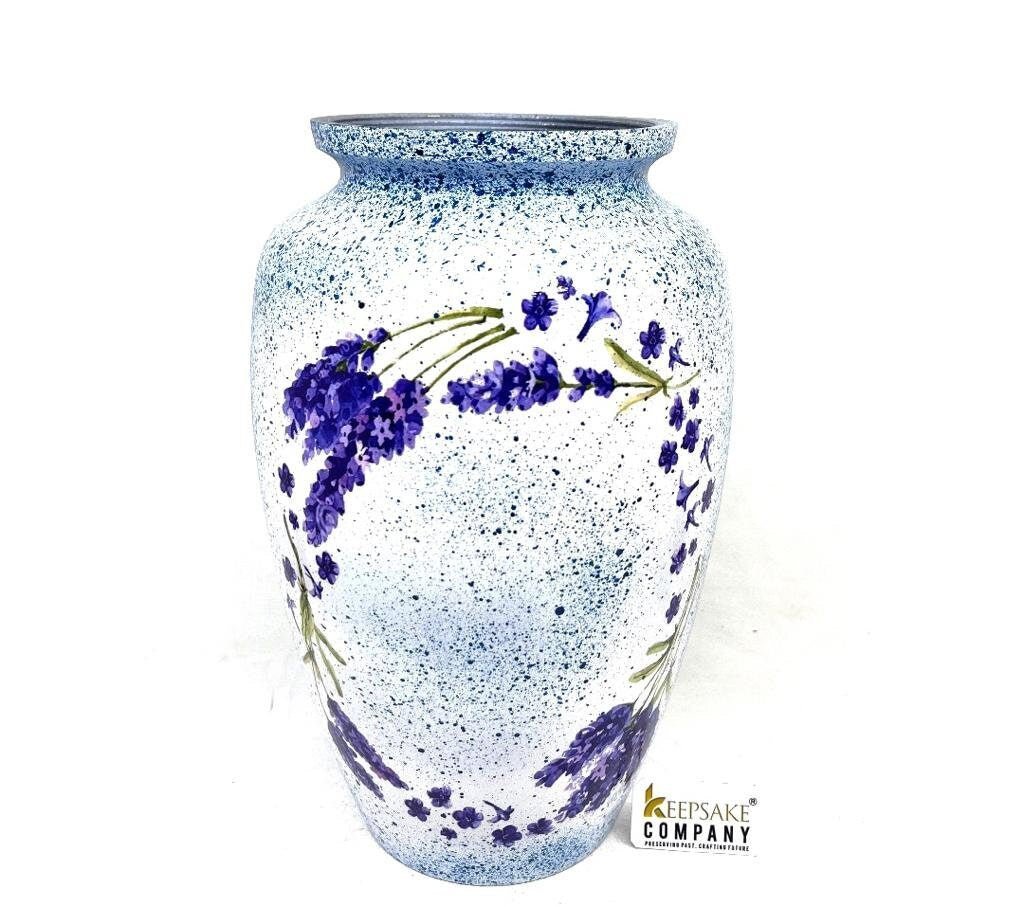 Beautiful Purple Blue Cremation Urn for Human Ash / Urns for Ashes / Keepsake Urns / Funeral Urn / Memorial Urn / Personalized Urn - teardropurns.com