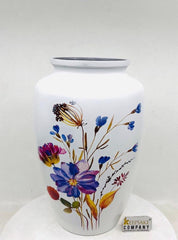 Beautiful White Flower Cremation Urn for Adult Ashes / Urns for Ashes Adult Male / Can be Engraved from Keepsake Company - teardropurns.com