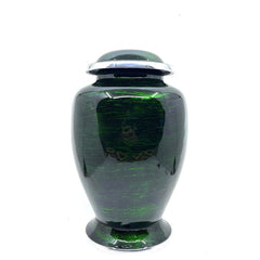 Black Green Cremation Urns for Adult Ashes - Urns for Human Ash - Urn for Ashes Male - Urn - Decorative Urns - Burial Urn - Custom Urns - teardropurns.com