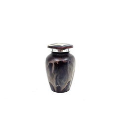 Brown Black Small Urns for Human Ashes - Mini Urns for Human Ashes - Keepsake Urns for Human Ashes - Small Urn - Small Urns for Ashes