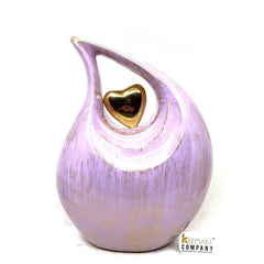 Gorgeous Golden Teardrop Urn - Urns for Ashes Adult  - urns for human ashes female - Cremation Urns for Adult Ashes  - Urns - Urn