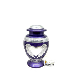 Purple Medium Cremation Urns for Human Ashes - Urn - Urns for Ashes  - Urns for Human Ashes - Memorial Urn  (6 Inches/ 15 centimeters)