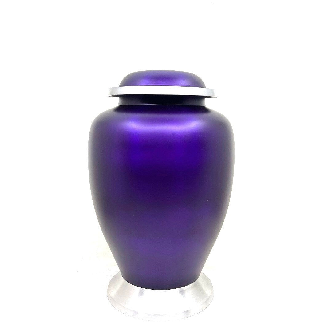 Purple Urn for Ashes Adult Male - Urn - Cremation Urn - Urn - Urns - Urns for Human Ashes- Cremation Urns for Adult Ashes - Decorative urns