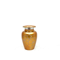 Small Urns for Ashes , Golden Keepsake Urn, Perfect Memorial Gift for Loved Ones- Mini Urns for Human Ashes - Keepsake Urns - Memorial Urn