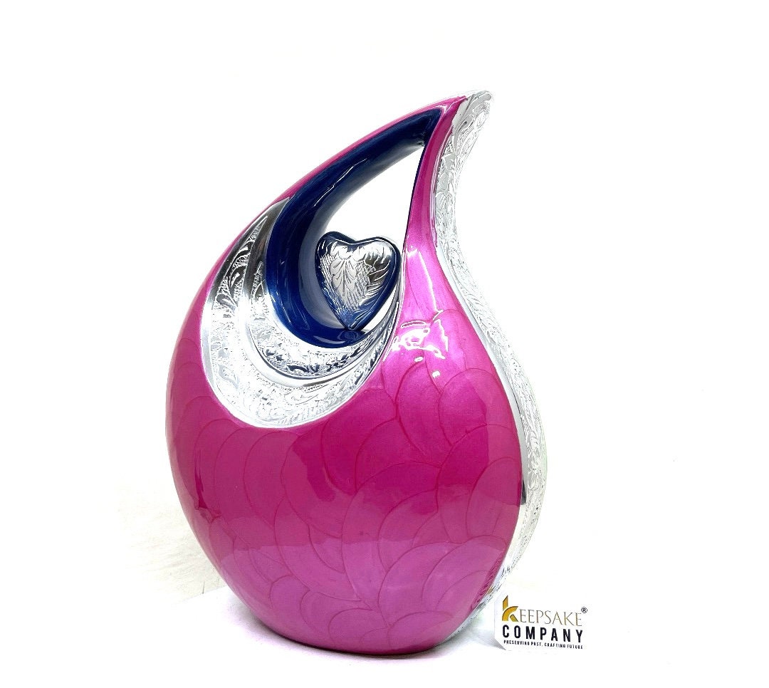 Multicolored Teardrop Urn - Urns for Ashes - urns for human ashes female - Cremation Urns for Adult Ashes  - Urns - Keepsake Urn